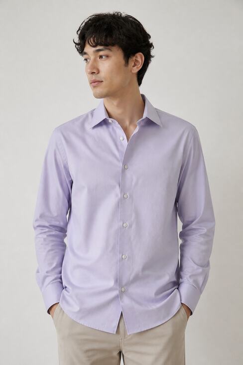 Brooks Brothers Other - Brooks Brothers Milano Fit Lavender Button Down Shirt 15.5
